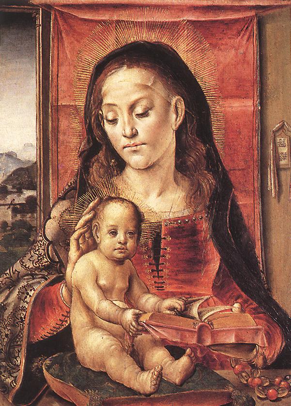Virgin and Child  inxt